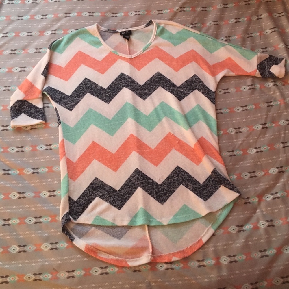 Chevron rue 21 shirt
